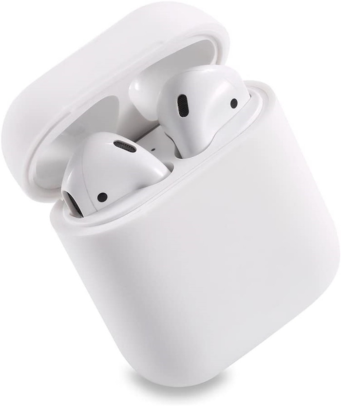 Airpods Silicone Case Cool Cover Compatible for Apple Airpods 1&2 [Cartoon Series][Designed for Kids Girl and Boys] (Angel)