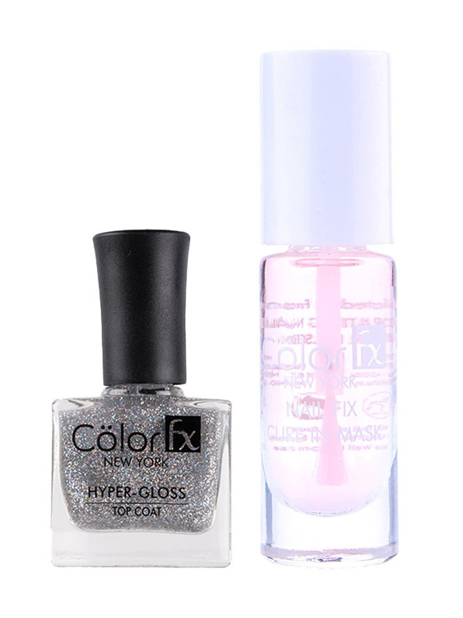 Color Fx Nail Fix Cure-In Mask & Nail Enamel Combo - Pack of 2