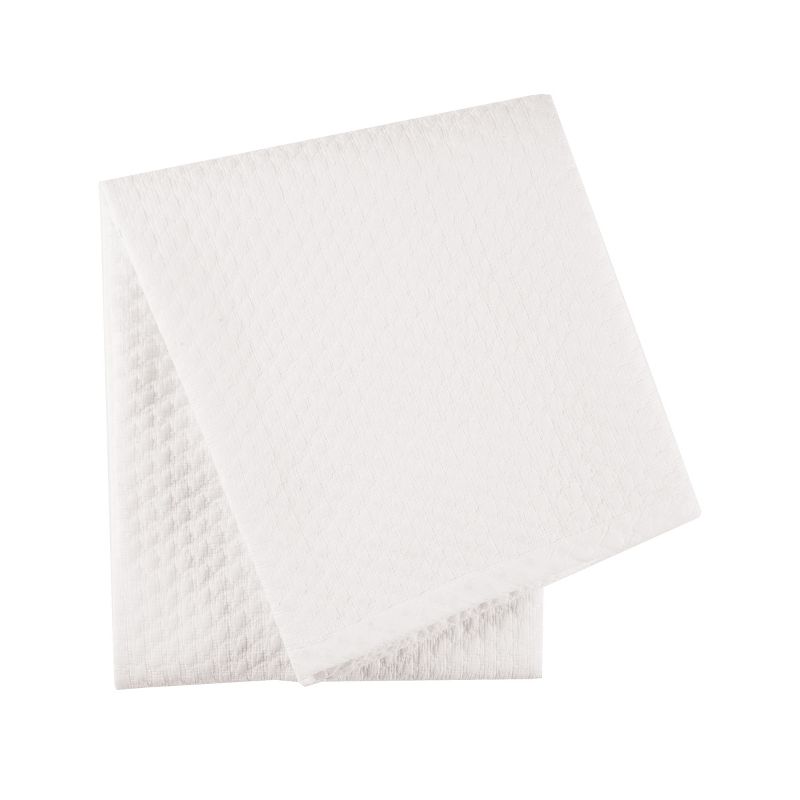 C&F Home Hounds Tooth Flax Cotton Quilted Throw