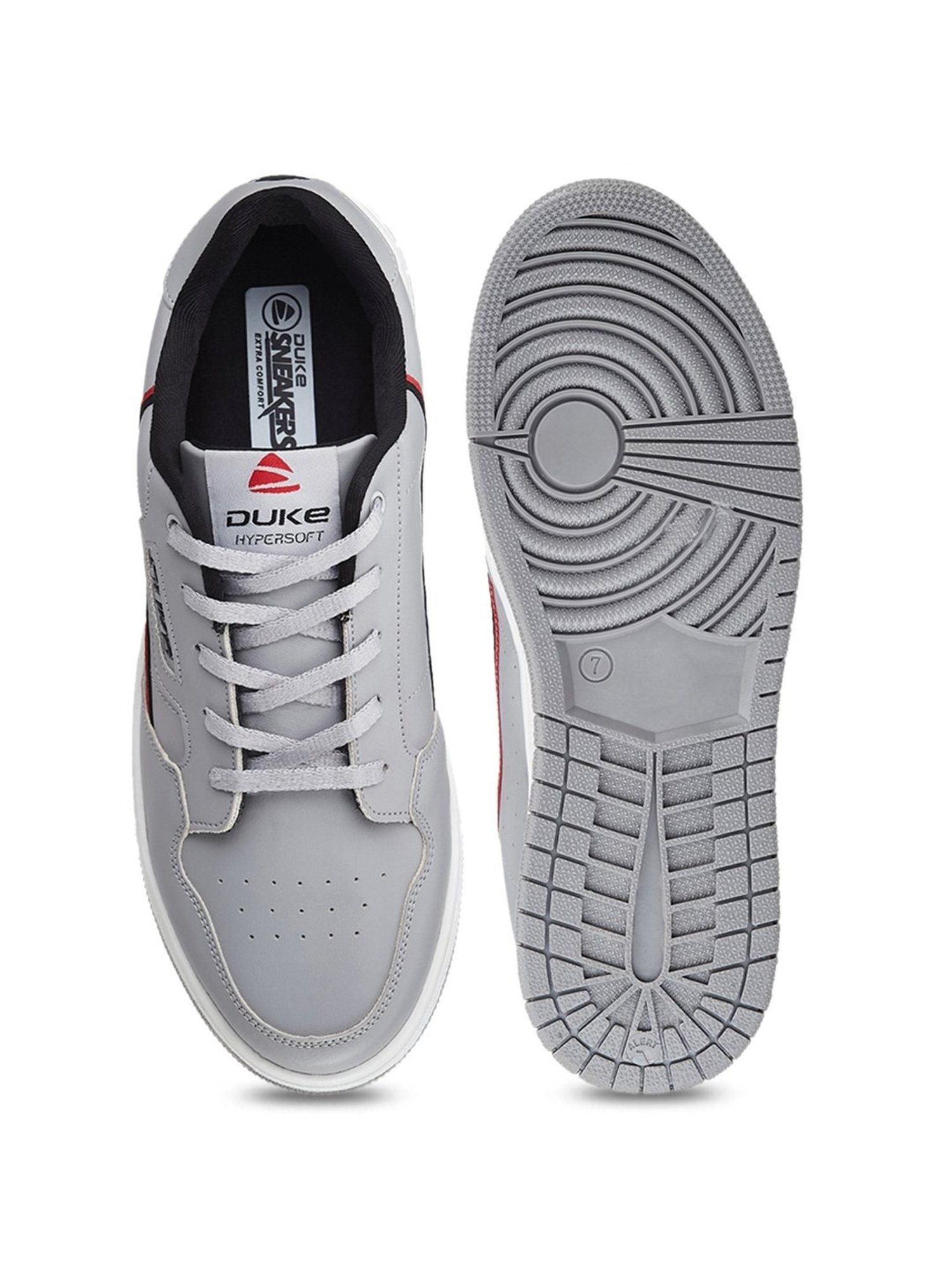 Duke Men's Grey Casual Sneakers