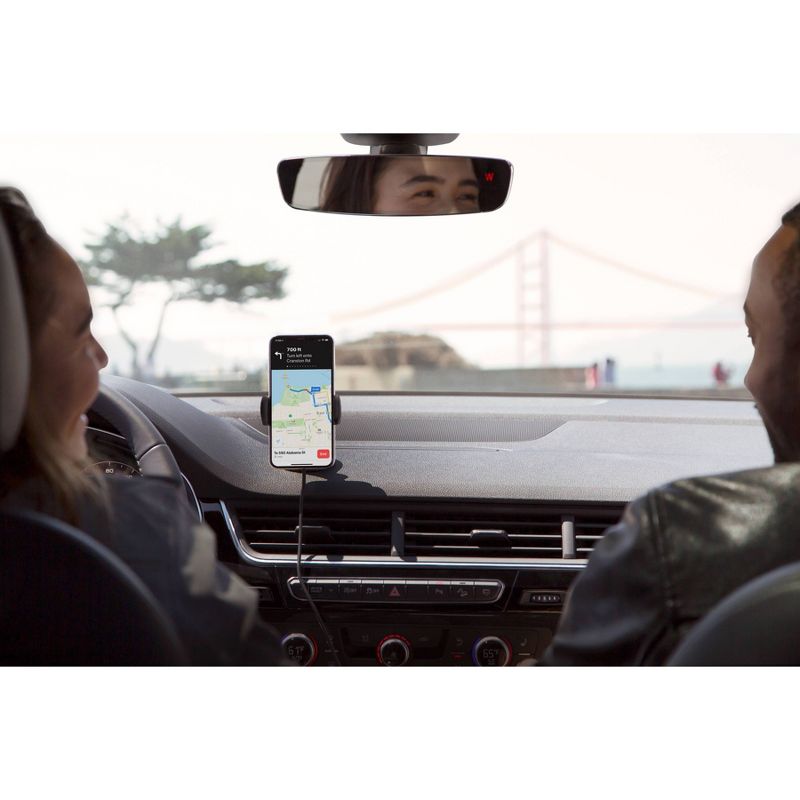 Kenu Airframe Wireless Fast Qi Charging Vent Mount - Black