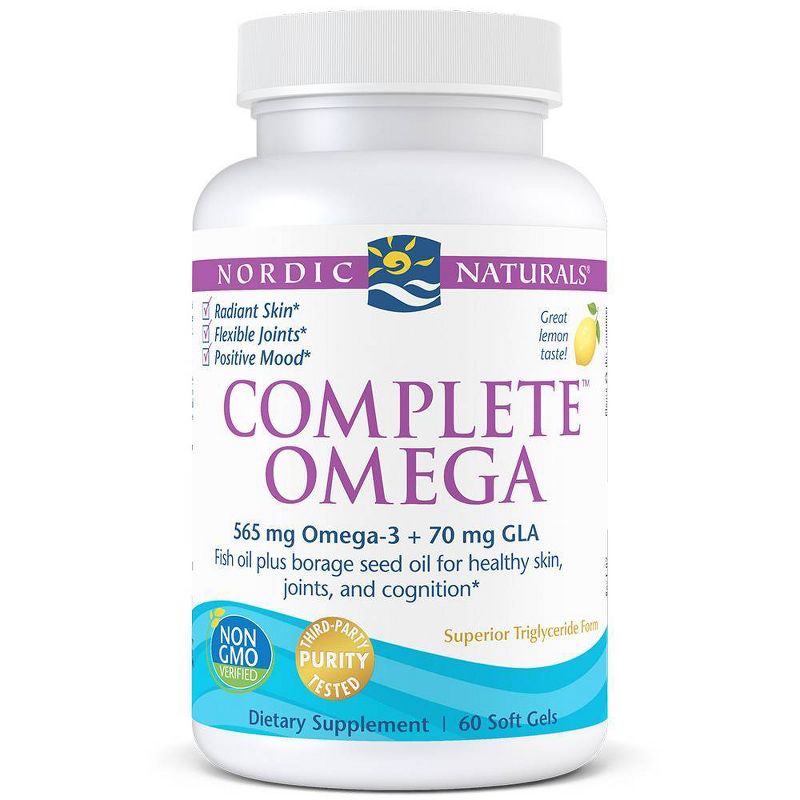 Nordic Naturals Complete Omega Softgels Dietary Supplement - 60ct