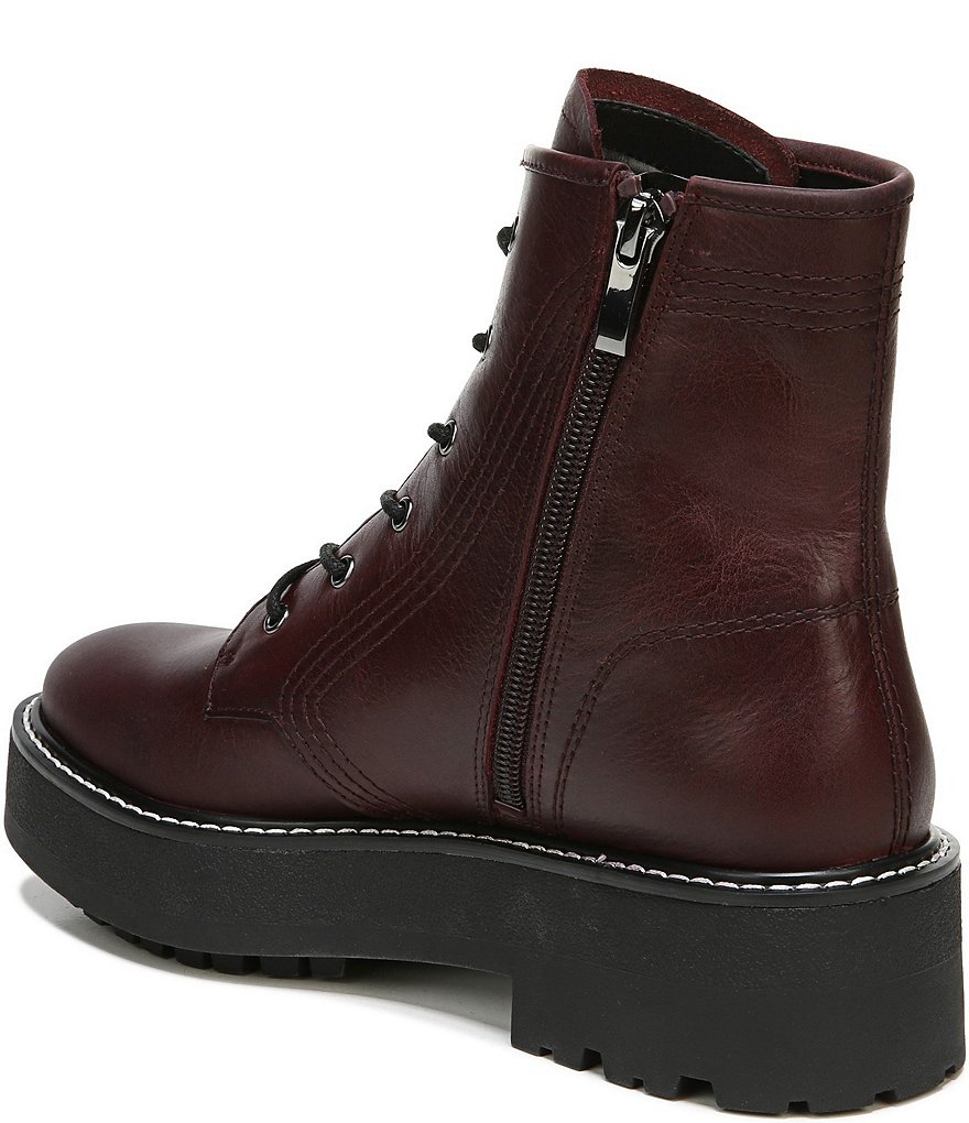 Franco Sarto Jensine Leather Combat Booties