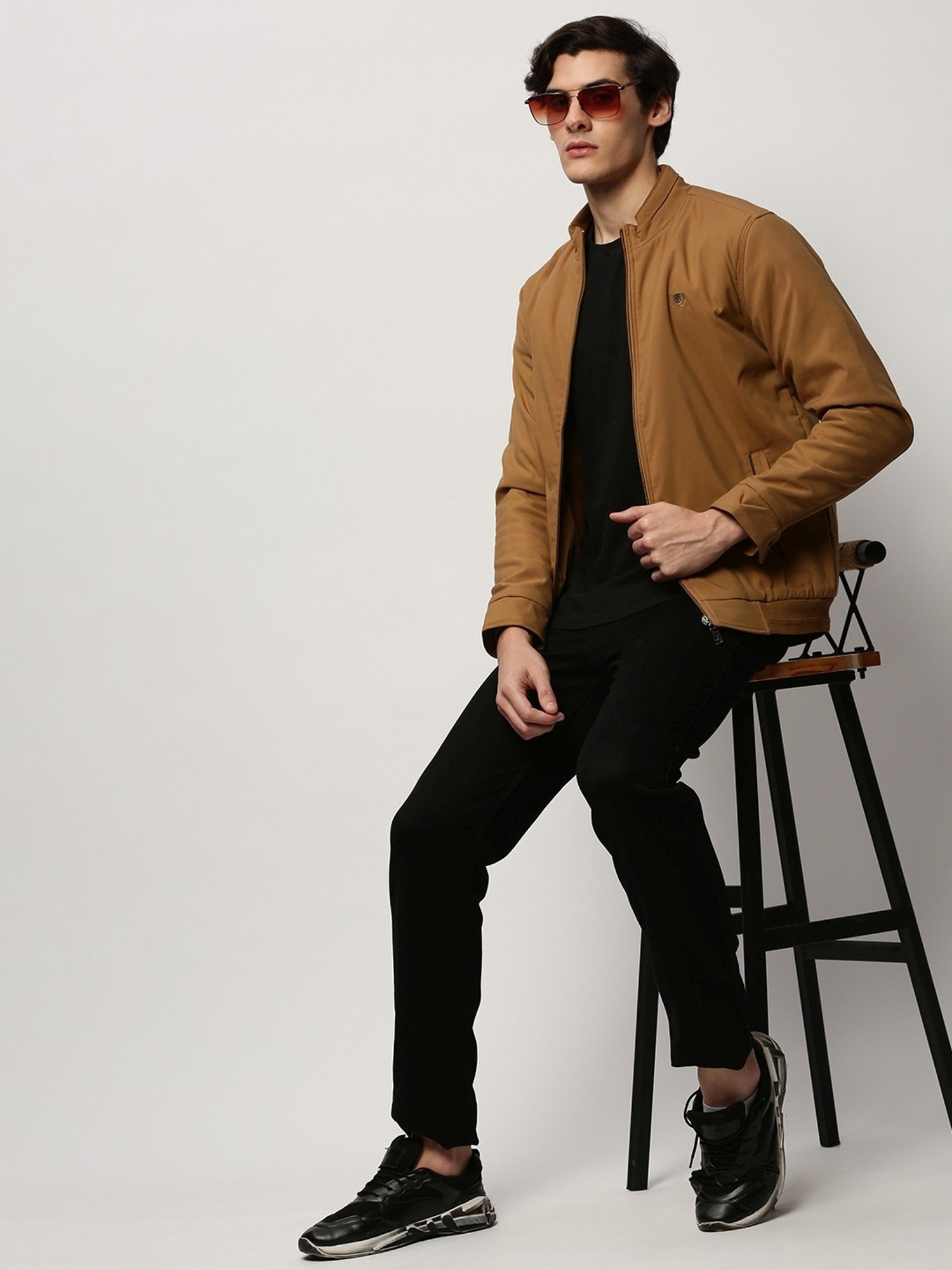SHOWOFF Khaki Slim Fit Jacket