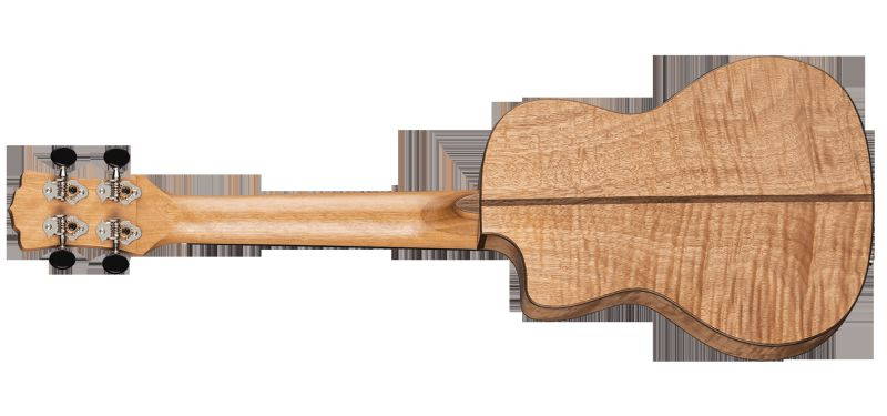 Luna Uke High Tide Exotic Mahogany Concert Ukulele with Gigbag, Satin Natural