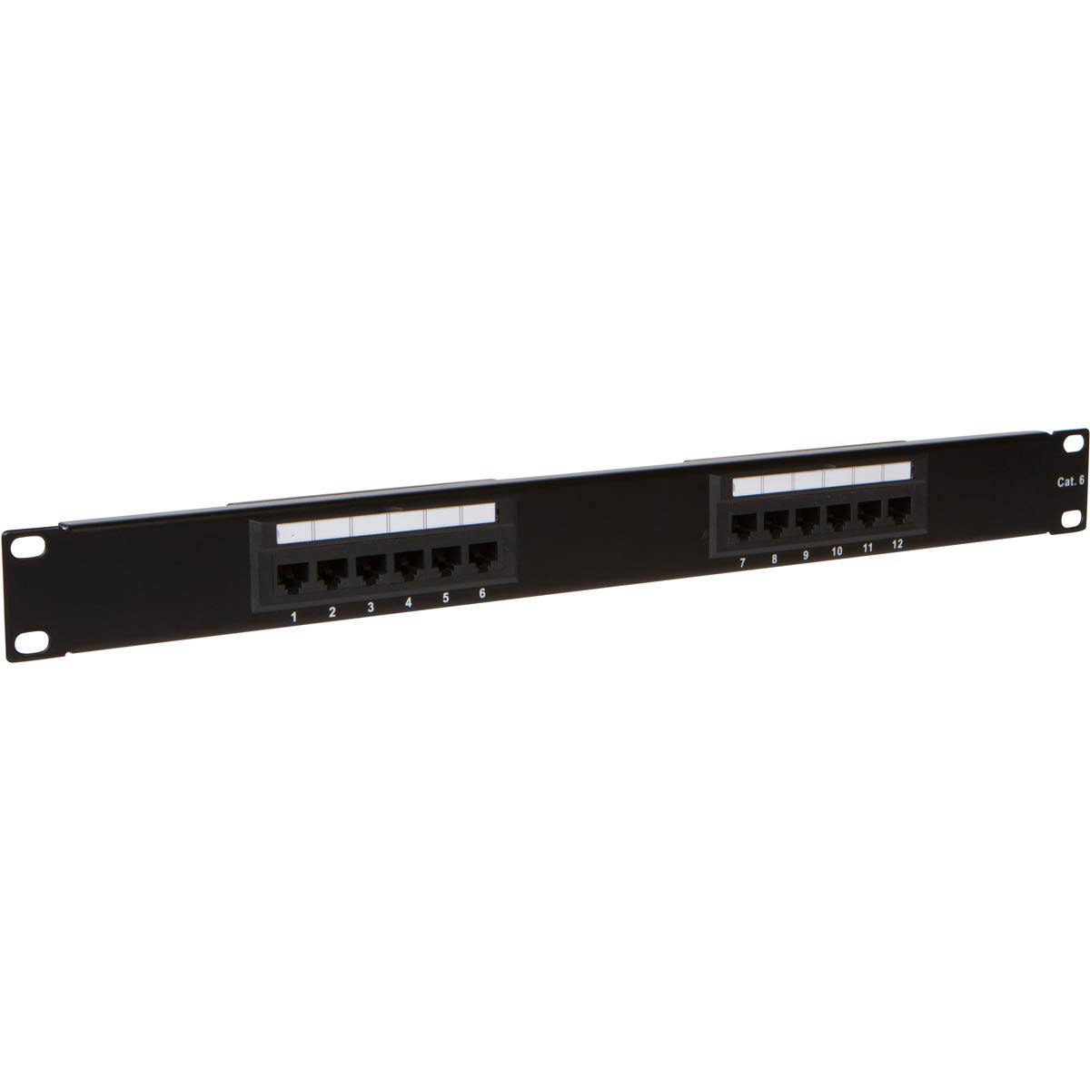 Buyer's Point 12 Port Cat6 Patch Panel with Punch Down Tool and Cable Management System Pack of 10
