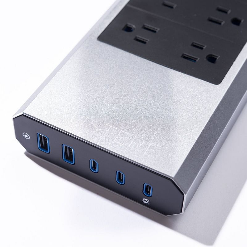 Austere VII Series Power 6-Outlet With 45W USB-C PD port Omniport USB