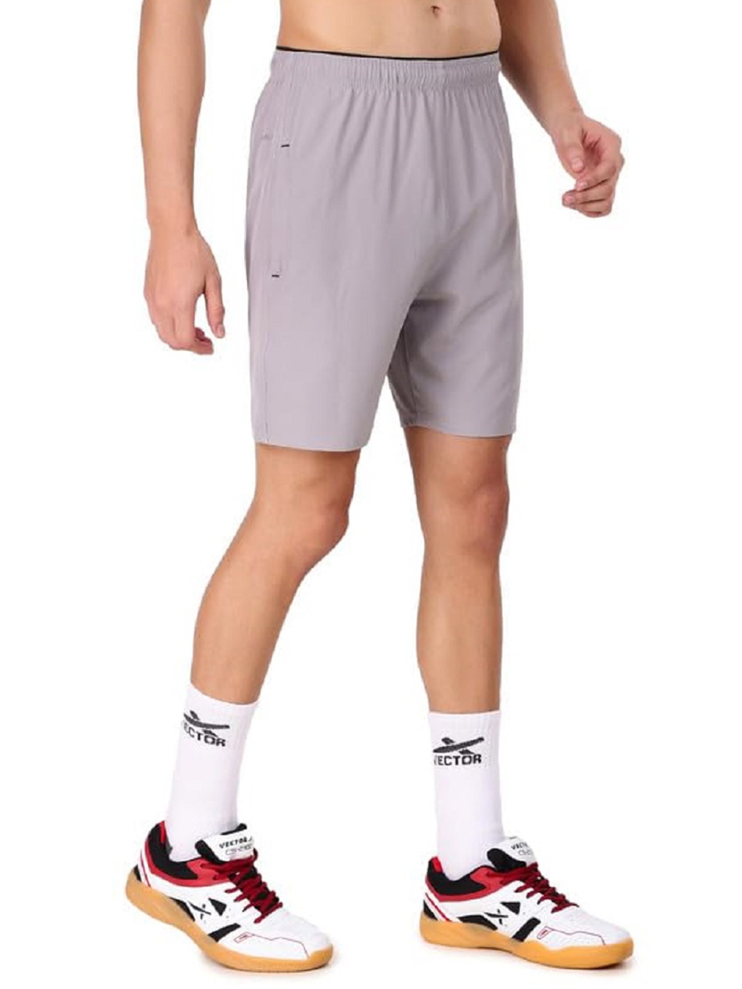 Vector X Grey Regular Fit Shorts