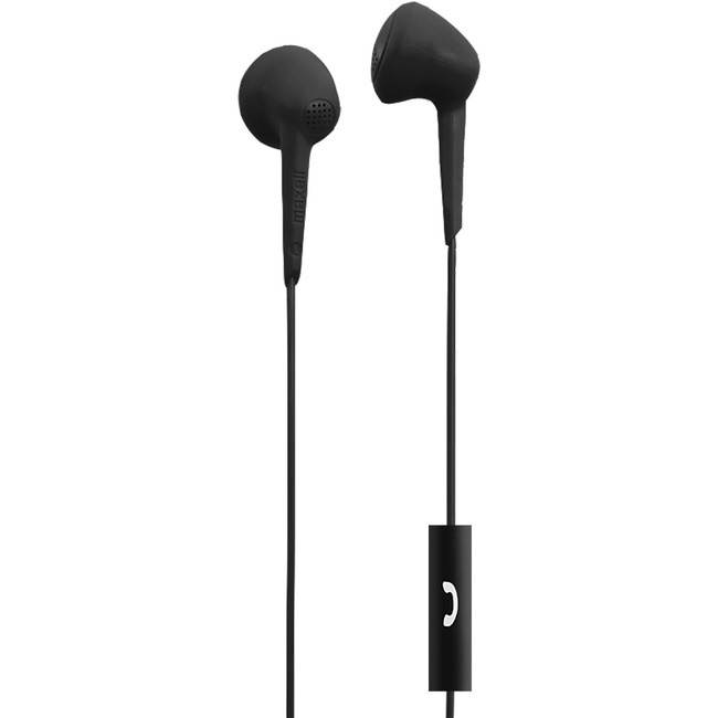 JELLEEZ SOFT EARBUD W/MIC BLACK