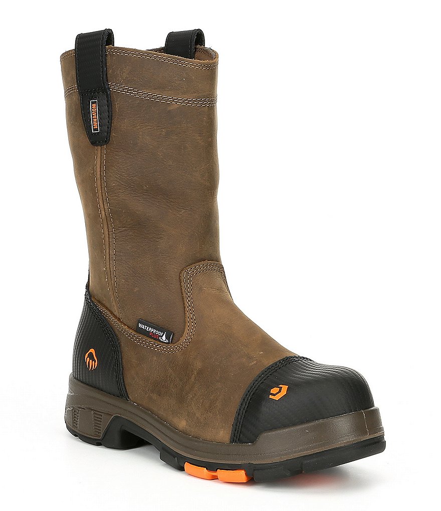 Wolverine Men's Blade LX 10#double; Composite Toe Waterproof Slip Resistant Work Boots