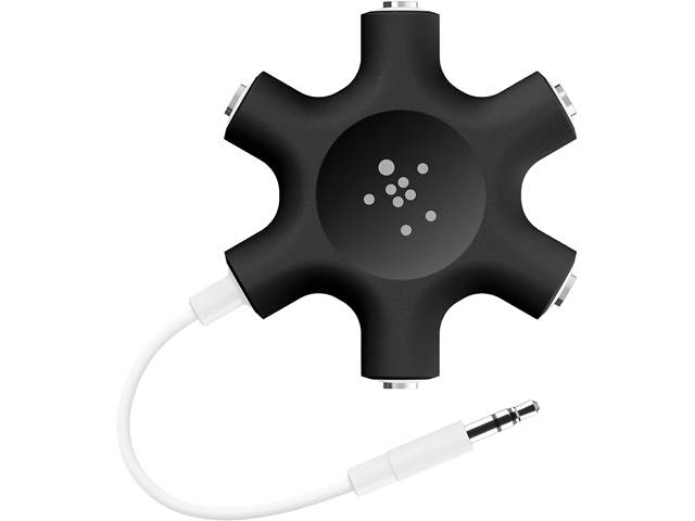 Belkin Black F8Z274BTBLK RockStar - Headphones Splitter