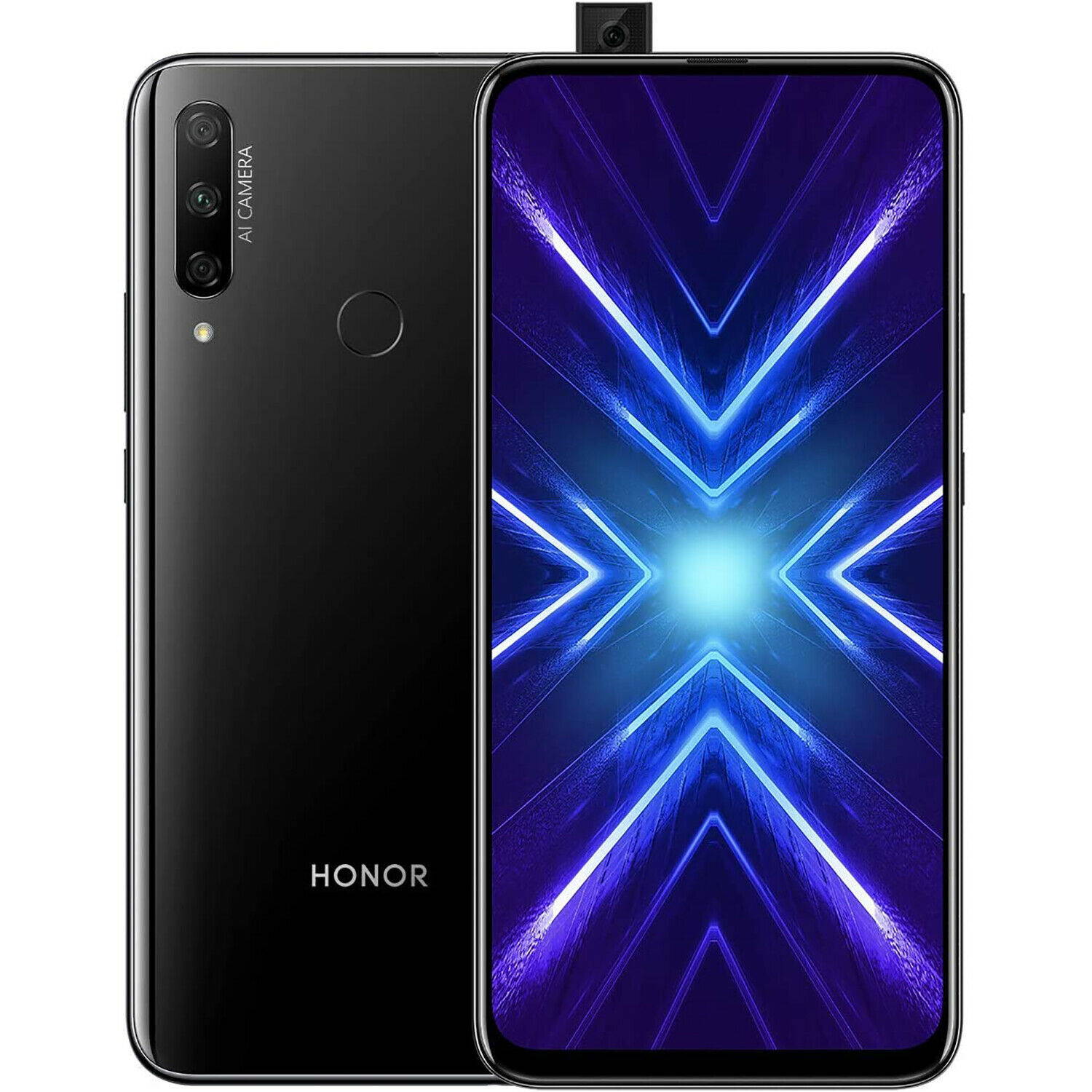 HONOR 9X Dual-SIM 128GB ROM + 4GB RAM Factory Unlocked 4G/LTE Smartphone (Blue) - International Version