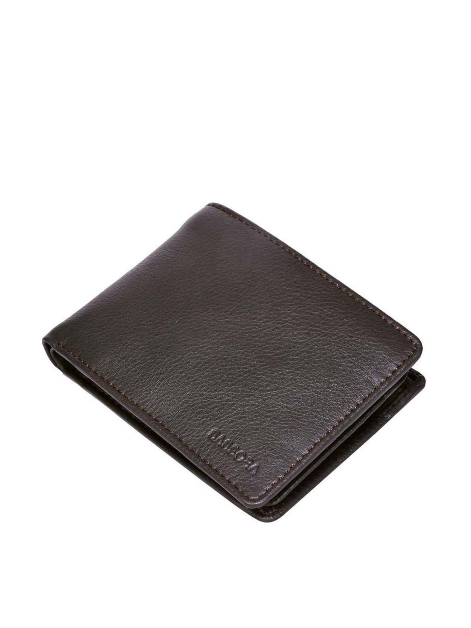 SASSORA Brown Casual Leather Bi-Fold Wallet for Men