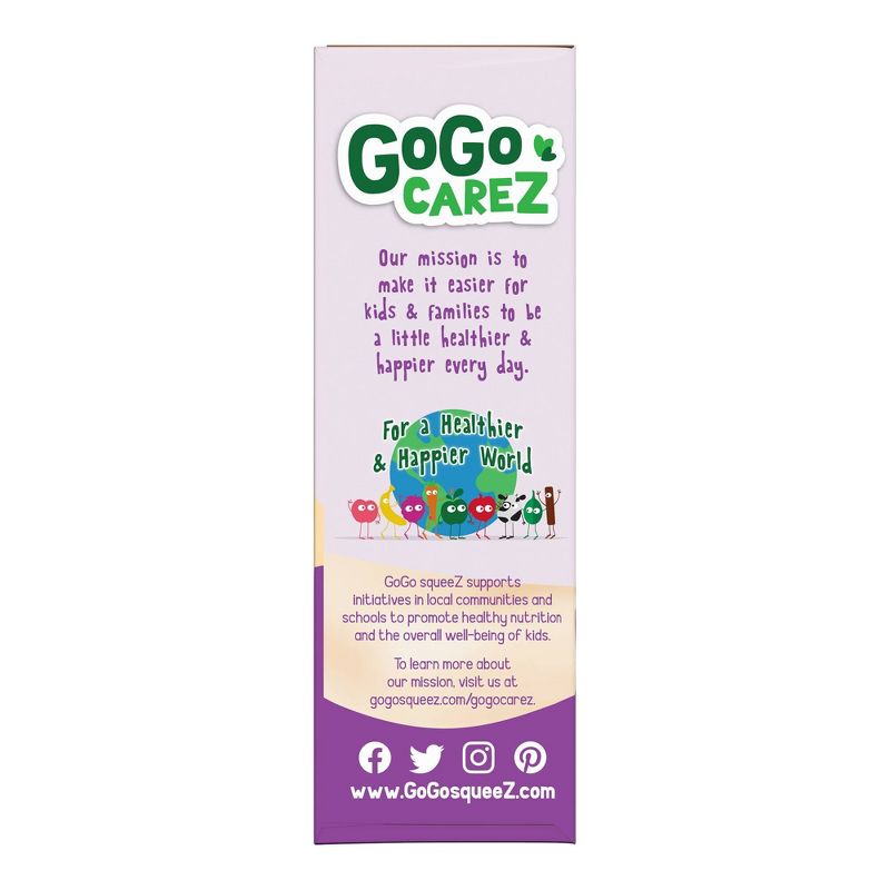 GoGo SqueeZ Almond Blend Vanilla Pudding - 3oz/4ct