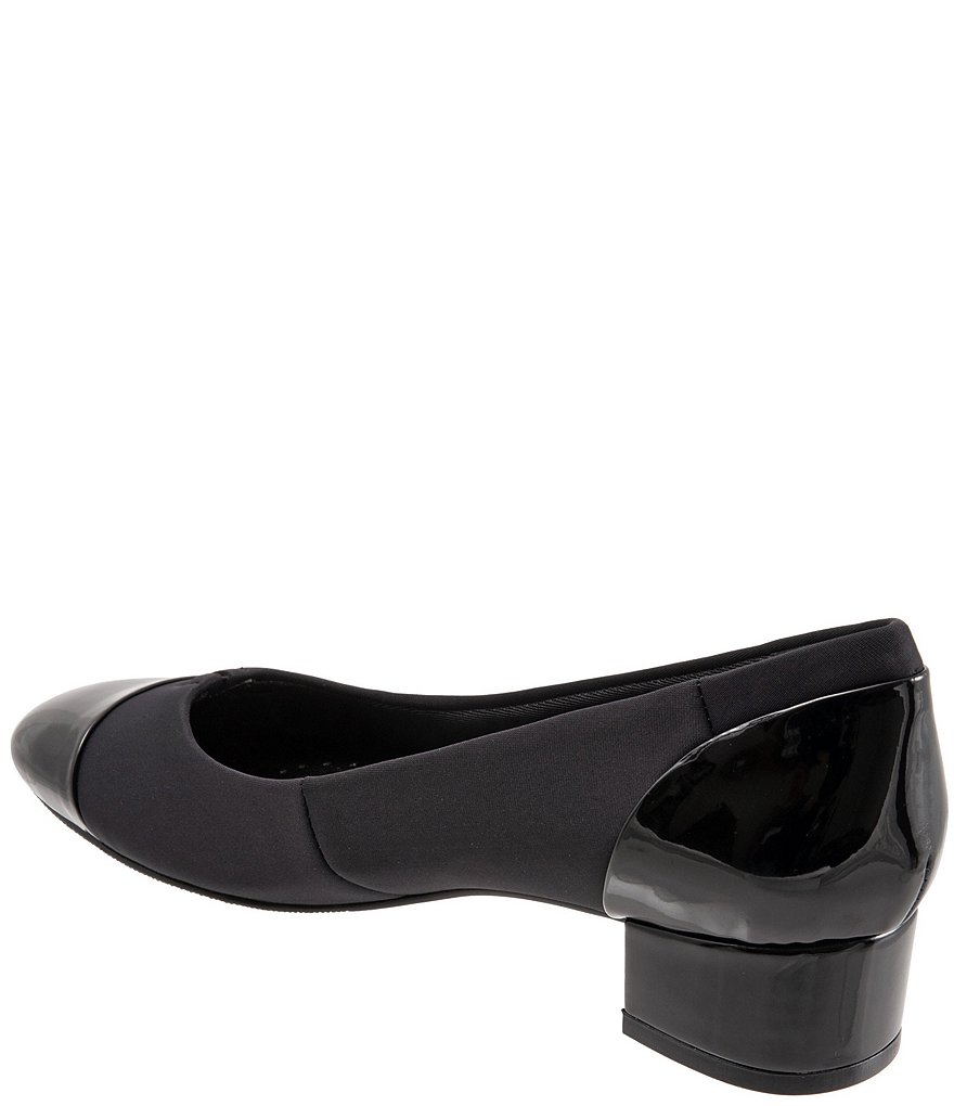 Trotters Daisy Microfiber Cap Toe Pumps