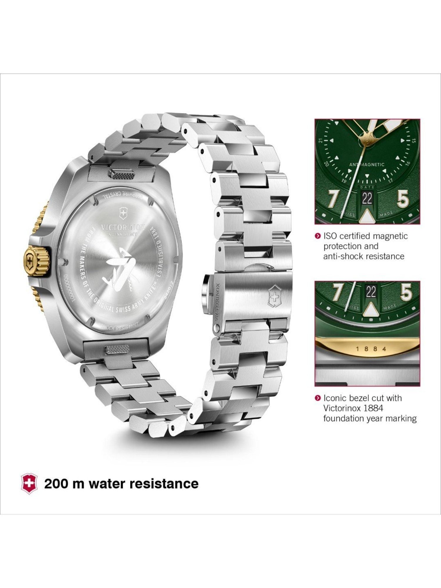 VICTORINOX V242012 Journey 1884 Analog Watch for Men