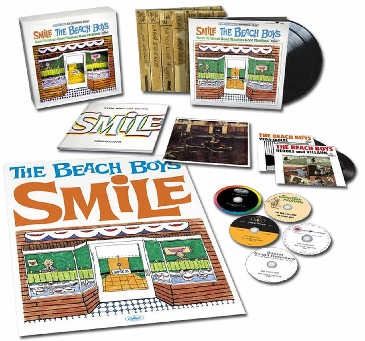 The Beach Boys The Smile Sessions Mono 2LP/2-7"/5CD Box Set (Vinyl)