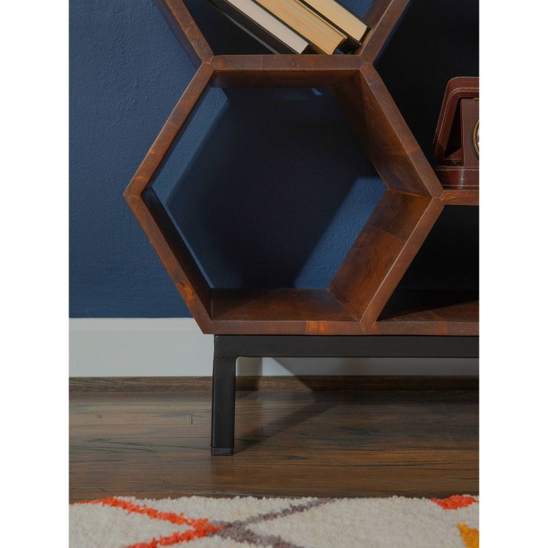 34" Miora Bookshelf Brown - Powell Company