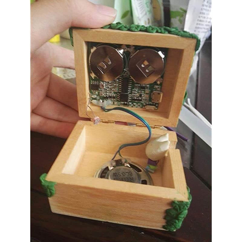 DIY Light Sensor Sound Module Micro USB Music Player for Talking Greeting Card Creative Gifts 8M Memory wSpeaker