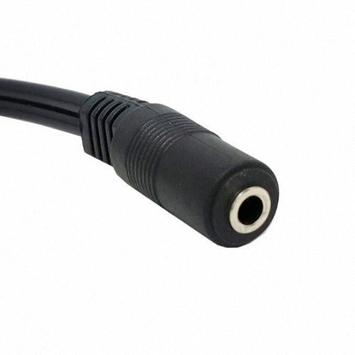 CHENYANG 3.5mm 1/8 Stereo Female Mini Jack to 2 Male RCA Plug Adapter Audio Y type Cable