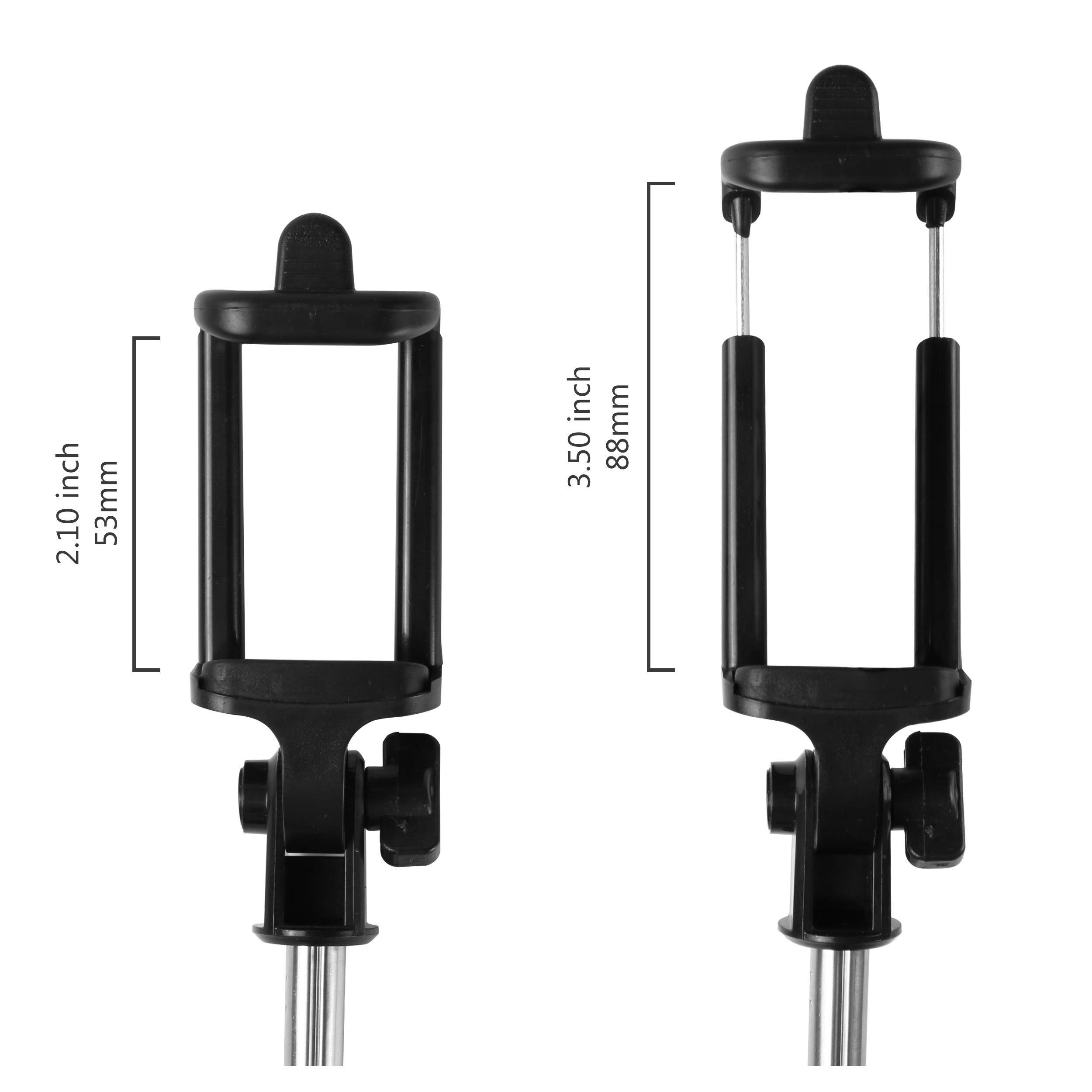 SumacLife Blue Hybrid 2-in-1 Bluetooth Selfie Stick with Built-in Tripod and Wireless Remote Control Shutter for Smartphones