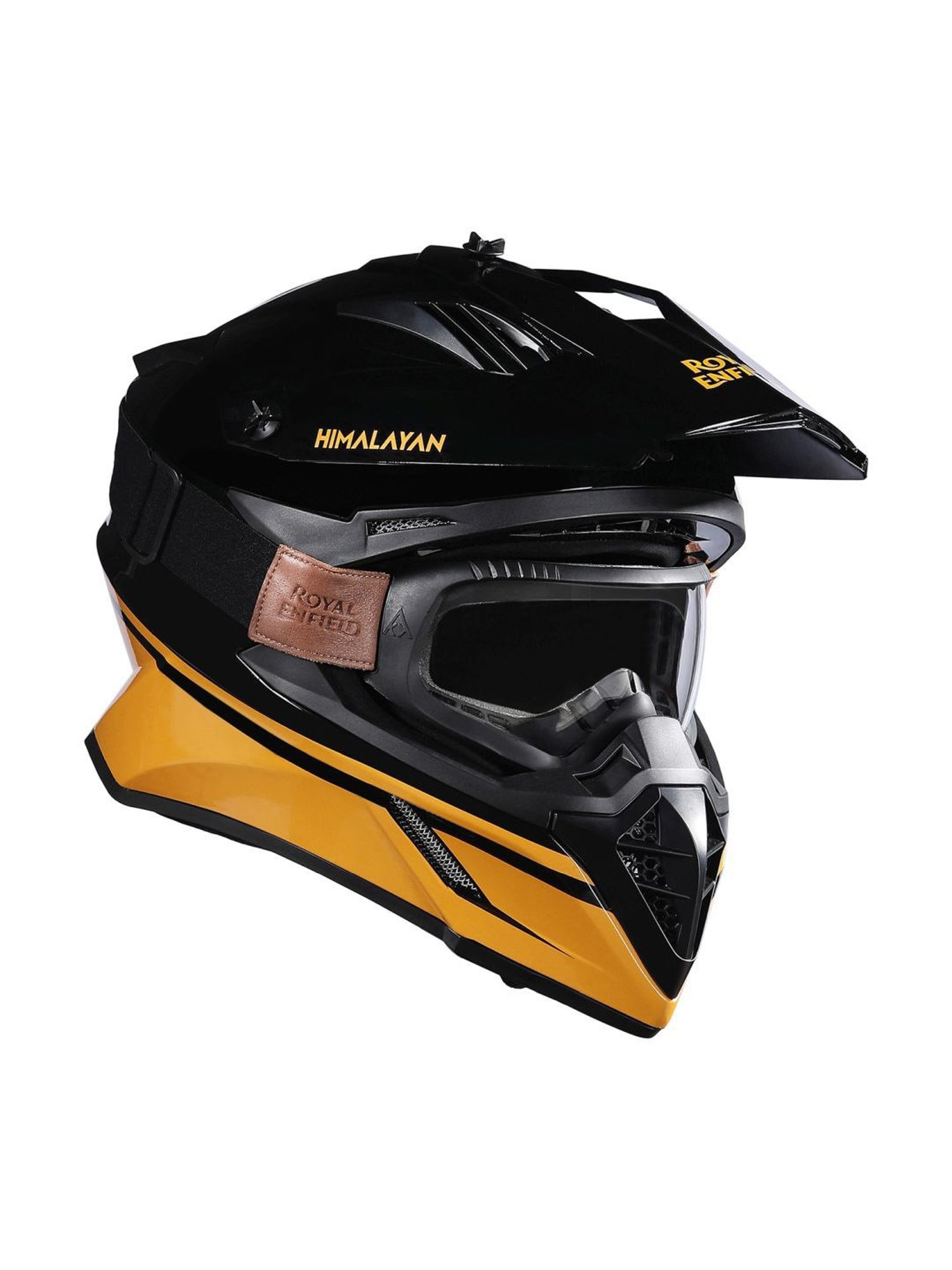 Royal Enfield Optimus MX Black Printed Helmet