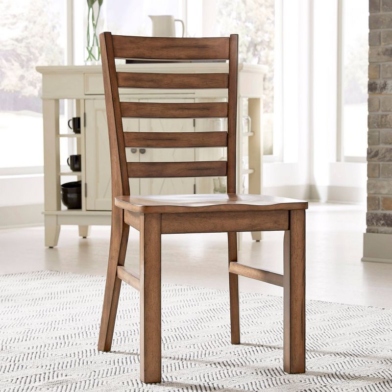 Sedona Pair of Dining Chairs Toffee Brown - Home Styles