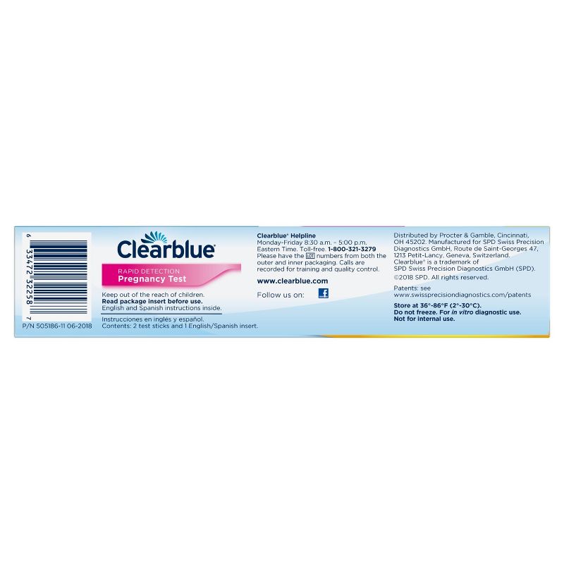 Clearblue Rapid Detection Pregnancy Test - 2ct