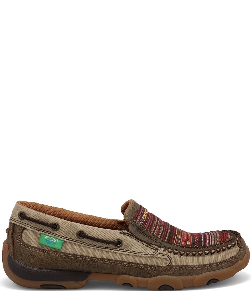 Twisted X Women's ecoTWX&reg; Multi Stripe Slip-On Driving Moccasins