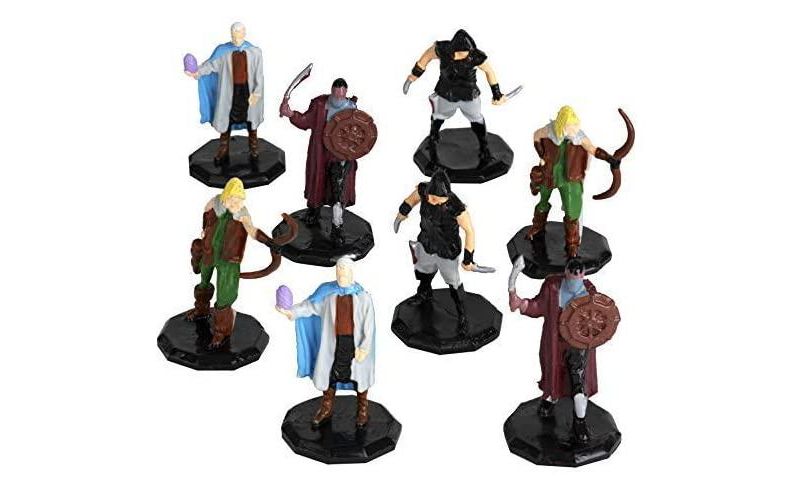 Monster Protectors Painted Fantasy Gnoll Mini Figures for D&D - 1", 8 Pieces