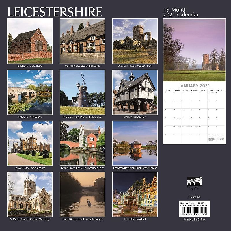 2021 The Everygirl Wall Calendar 15" x 12" Liam - Blue Sky