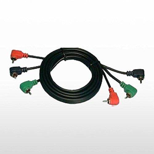 Philmore RGB Component Video Cable w/ Right Angle Connectors - 3' : 45-3203