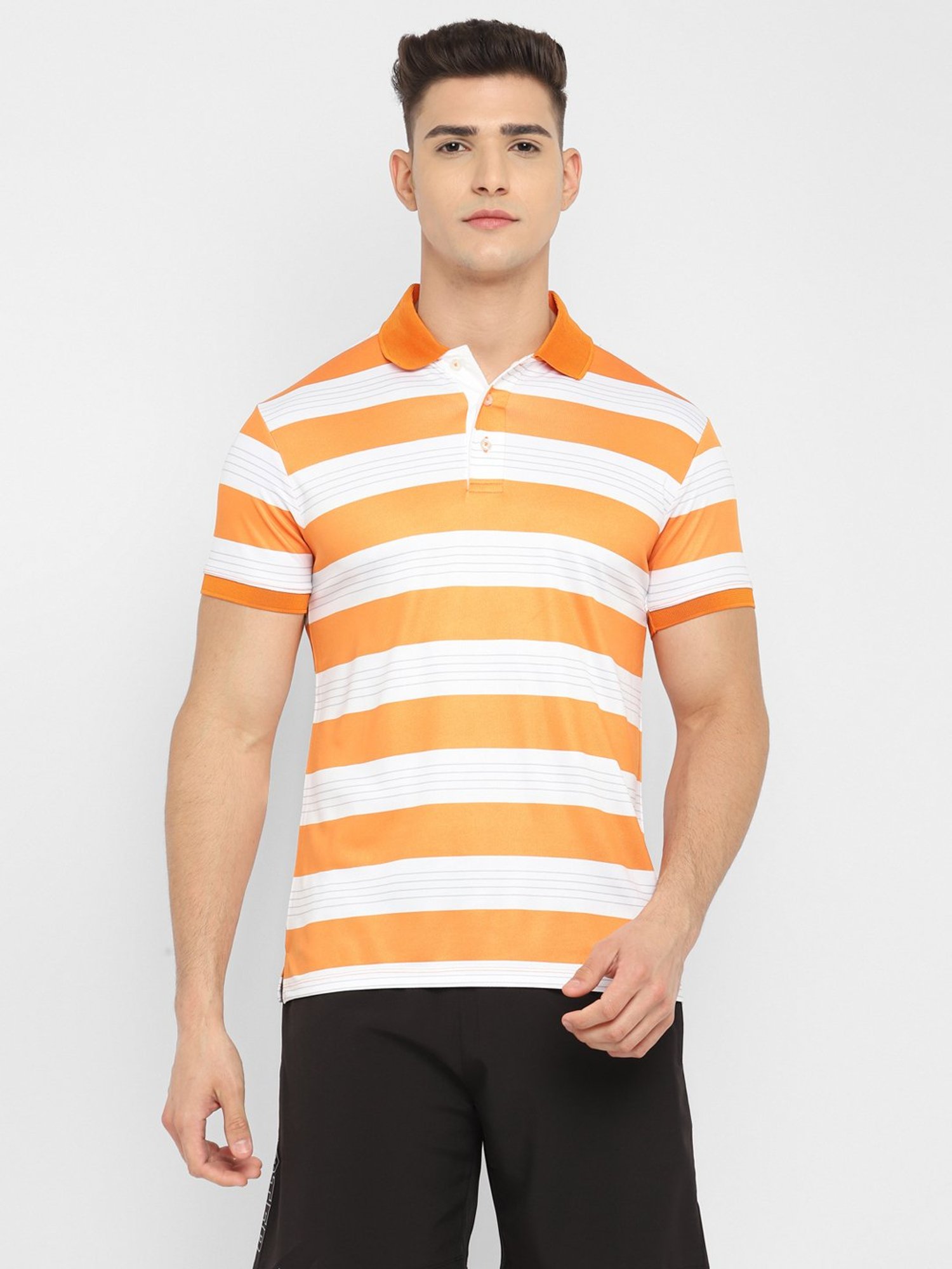 OFF LIMITS White & Orange Polo T-Shirt