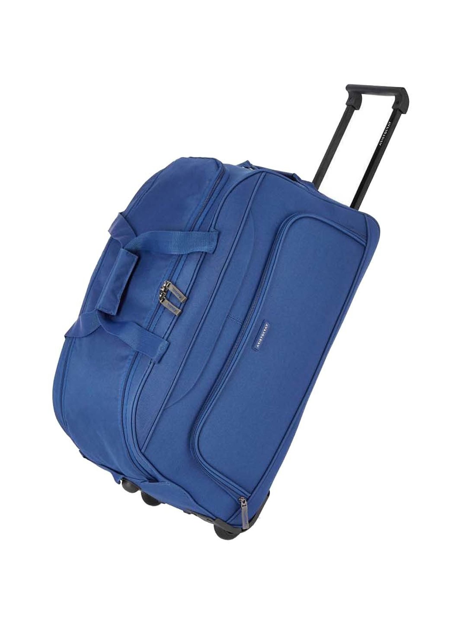 Aristocrat Blue Medium Soft Duffle Trolley - 63.5 cm