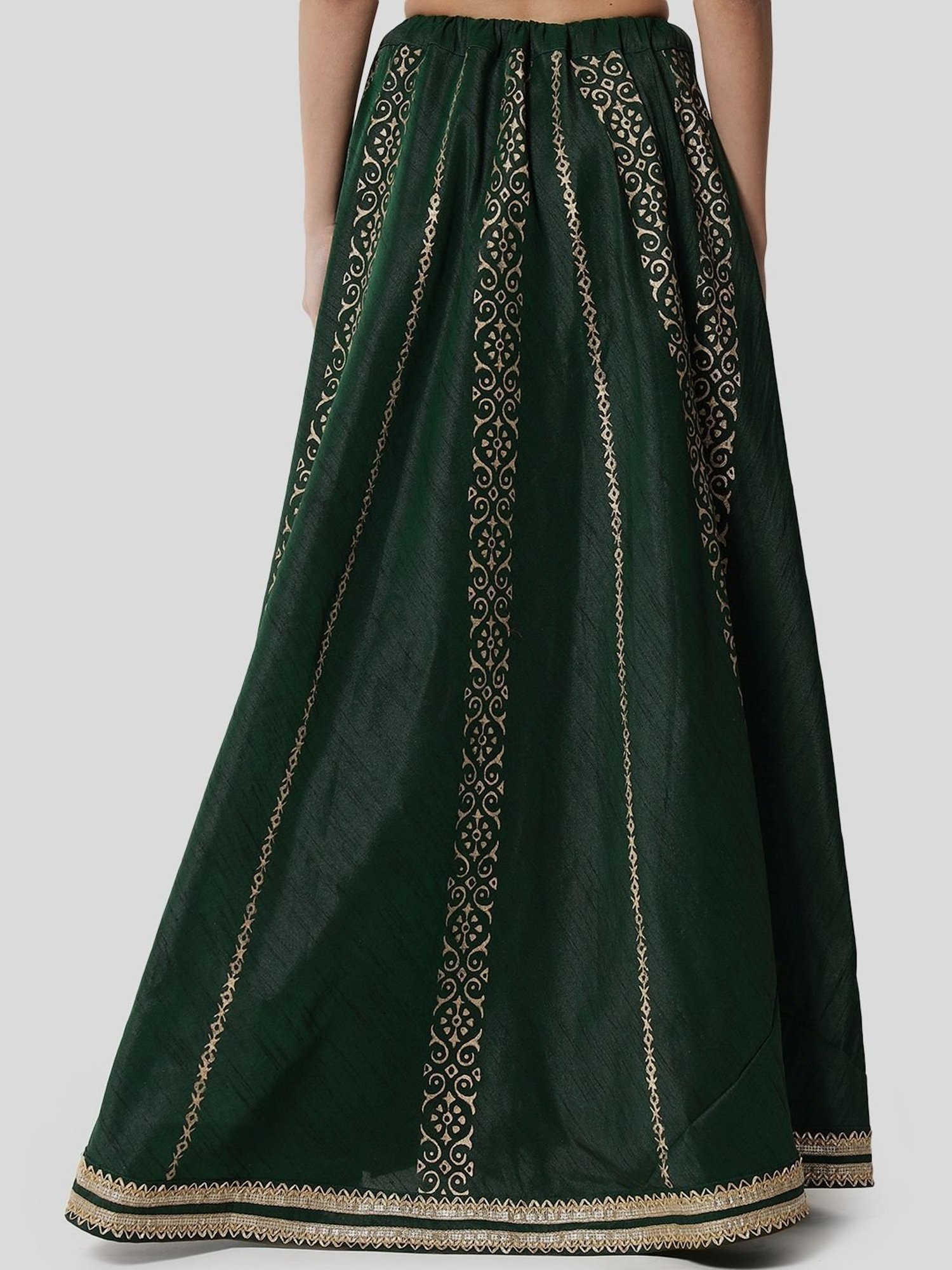 Studiorasa Green Printed Skirt