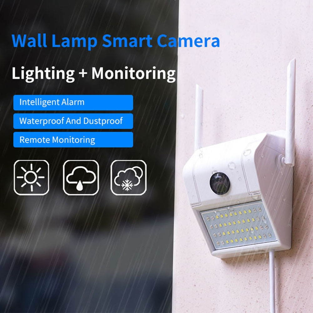 Xiaovv D6 Camera Intelligent 1080P Waterproof IP Camcorder Wall Lamp IR Night Vision Motion Detection Outdoor Camera