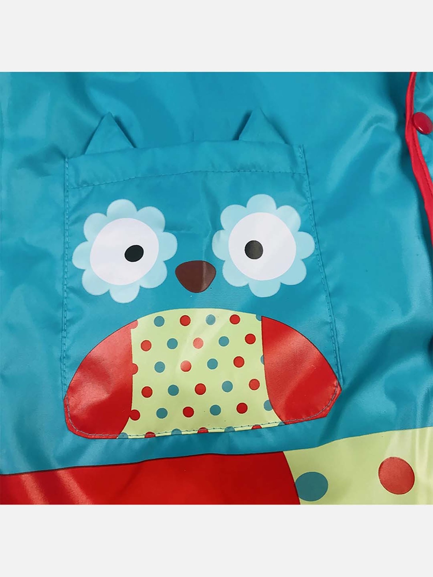 Little Surprise Box Kids Pink Printed Full Sleeves Raincoat