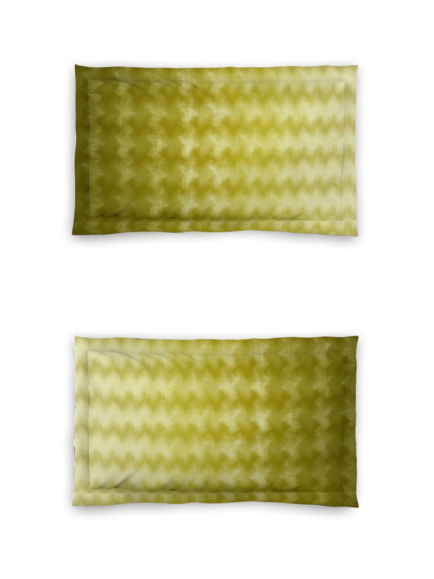 DDecor Abstract Green 210 TC Cotton King Bed Sheet With 2 Pillow Covers