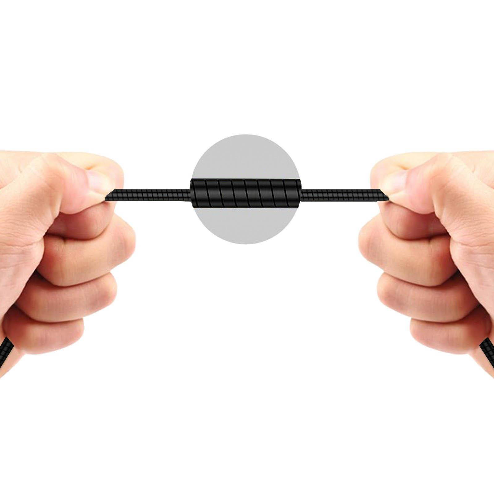 1m Micro-USB to USB cable for smartphones and tablets, Charge/Sync - Black