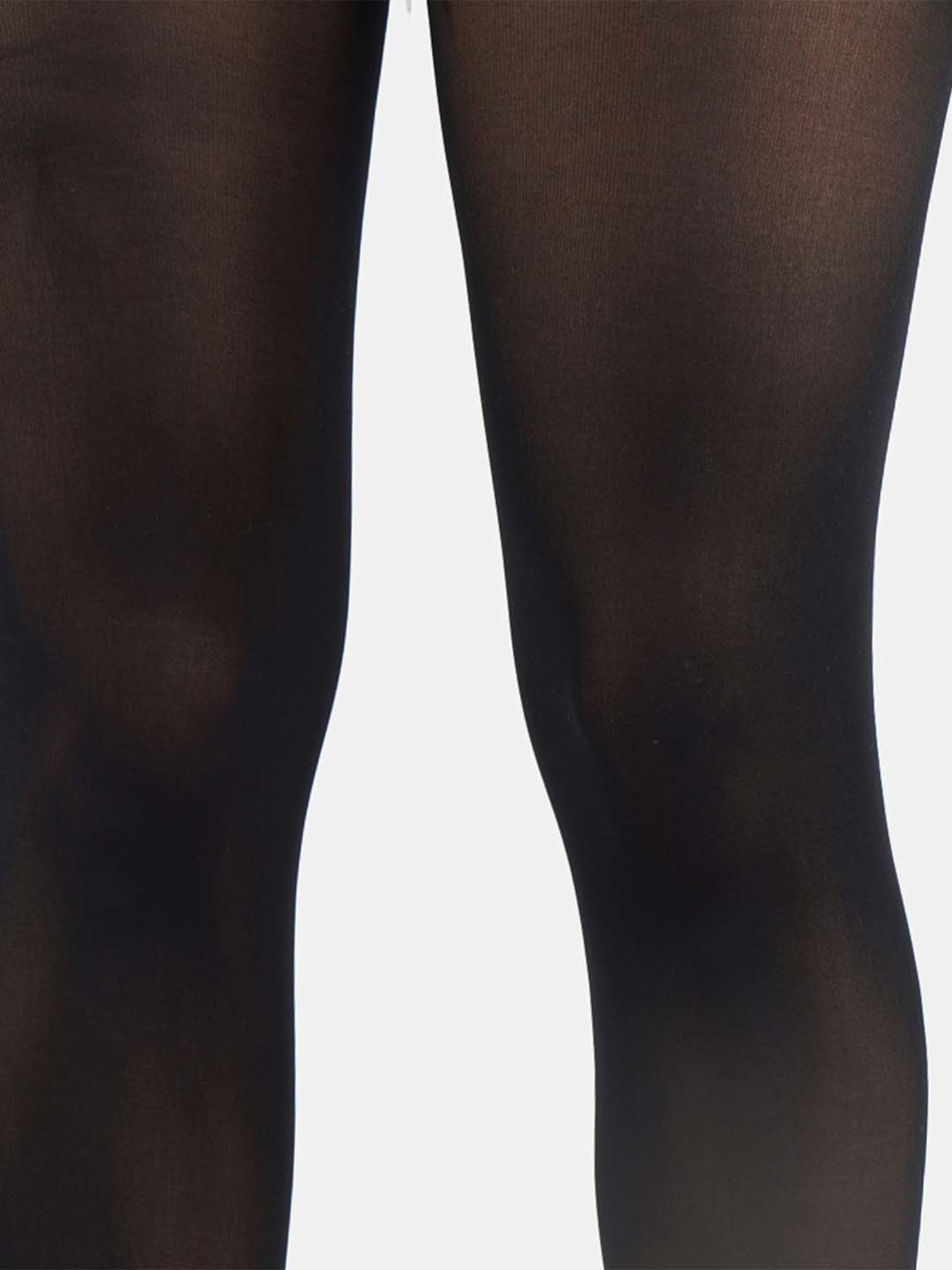 Secrets By ZeroKaata Beige & Black Plain Pantyhose Stockings - Pack Of 2