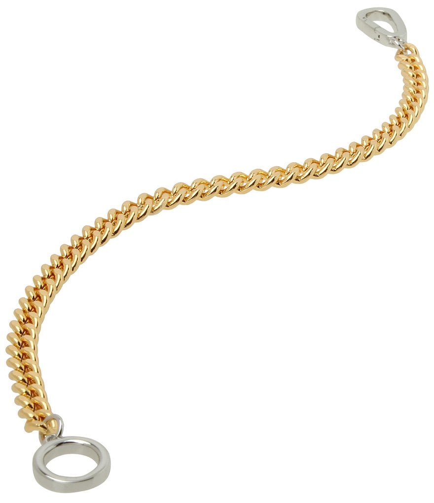 AllSaints Curb Chain Two Tone Bracelet