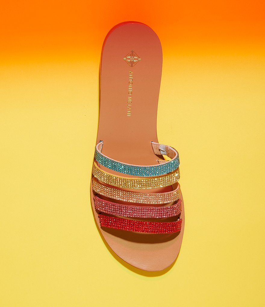 Antonio Melani Byrd Rainbow Embellished Sandals