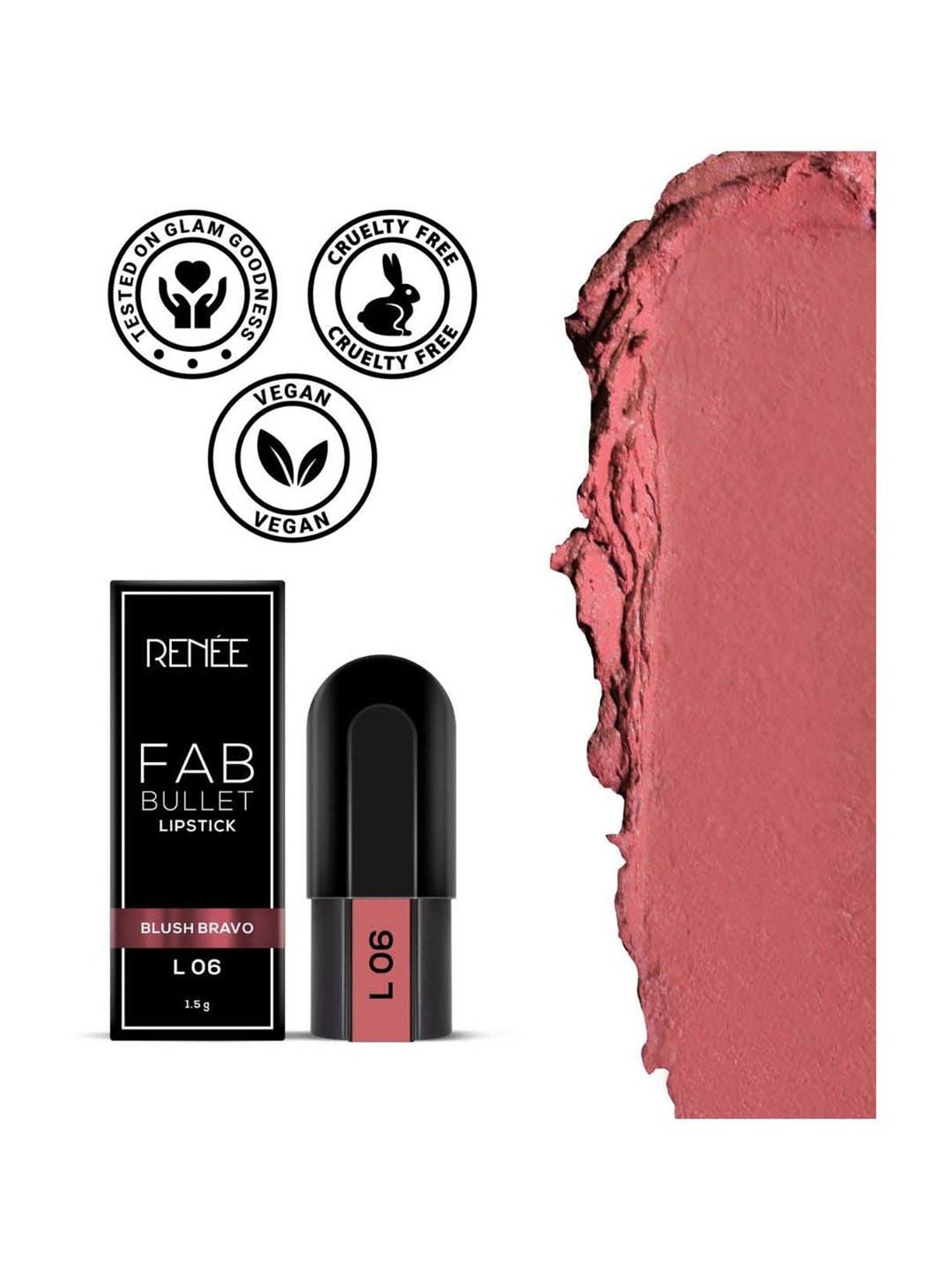 Renee Fab Bullet L 06 Blush Bravo - 1.5 gm