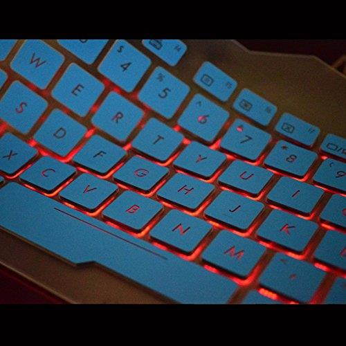 Leze - Ultra Thin Keyboard Cover for Asus ROG Strix GL753 GL753VD GL753VE GL553 GL553VD GL553VE, ZX53VW Gaming Laptop - Backlight Blue