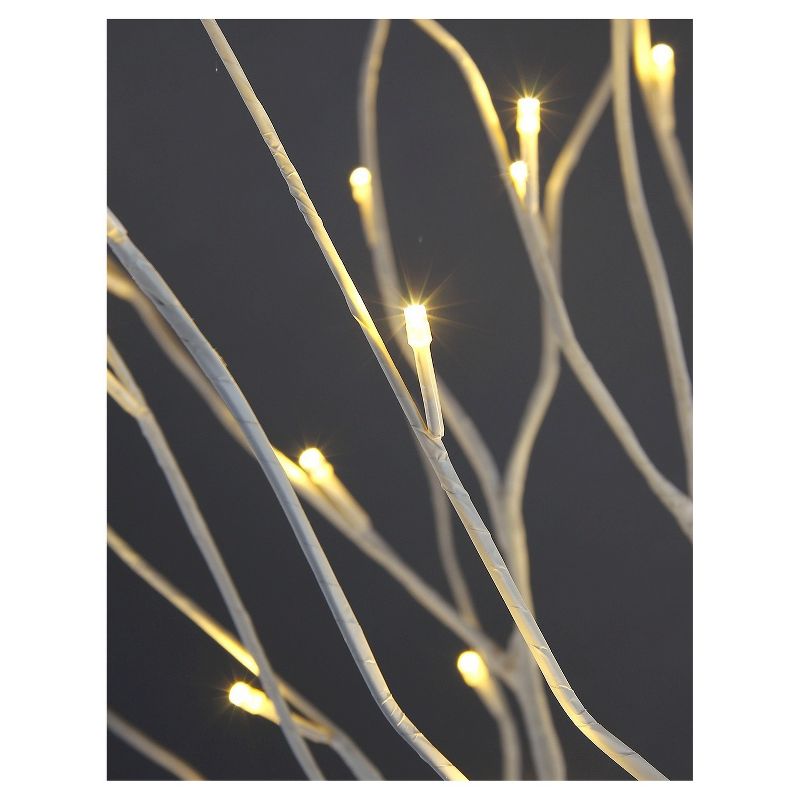 Lightshare 8' LED Birch Tree Decoration Light - Warm White Lights