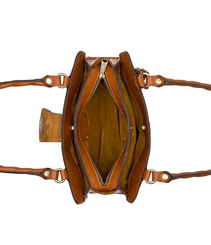 Patricia Nash Boho India Collection Rienzo Floral Satchel Bag