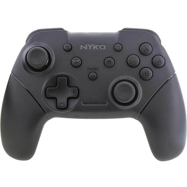 nyko wireless core controller  bluetooth pro controller alternative with turbo and android/pc compatibility for switch