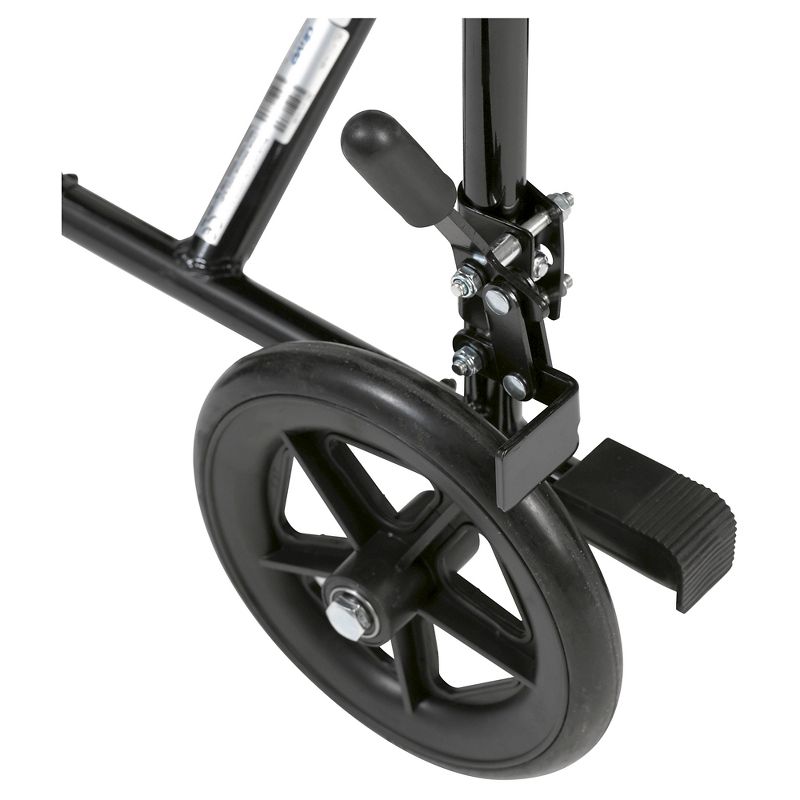 Drive Medical Lightweight Transport Wheelchair, 17" Seat, Black