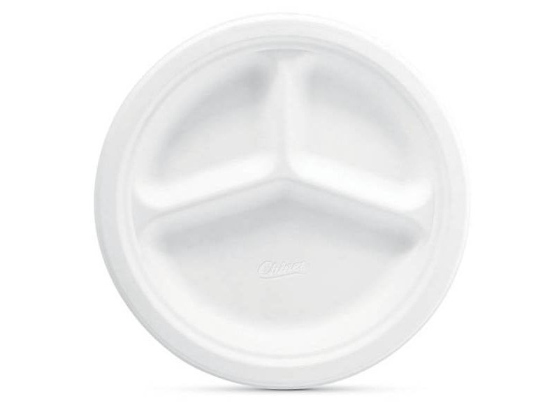 Chinet Classic White Compartment Plate - 32ct