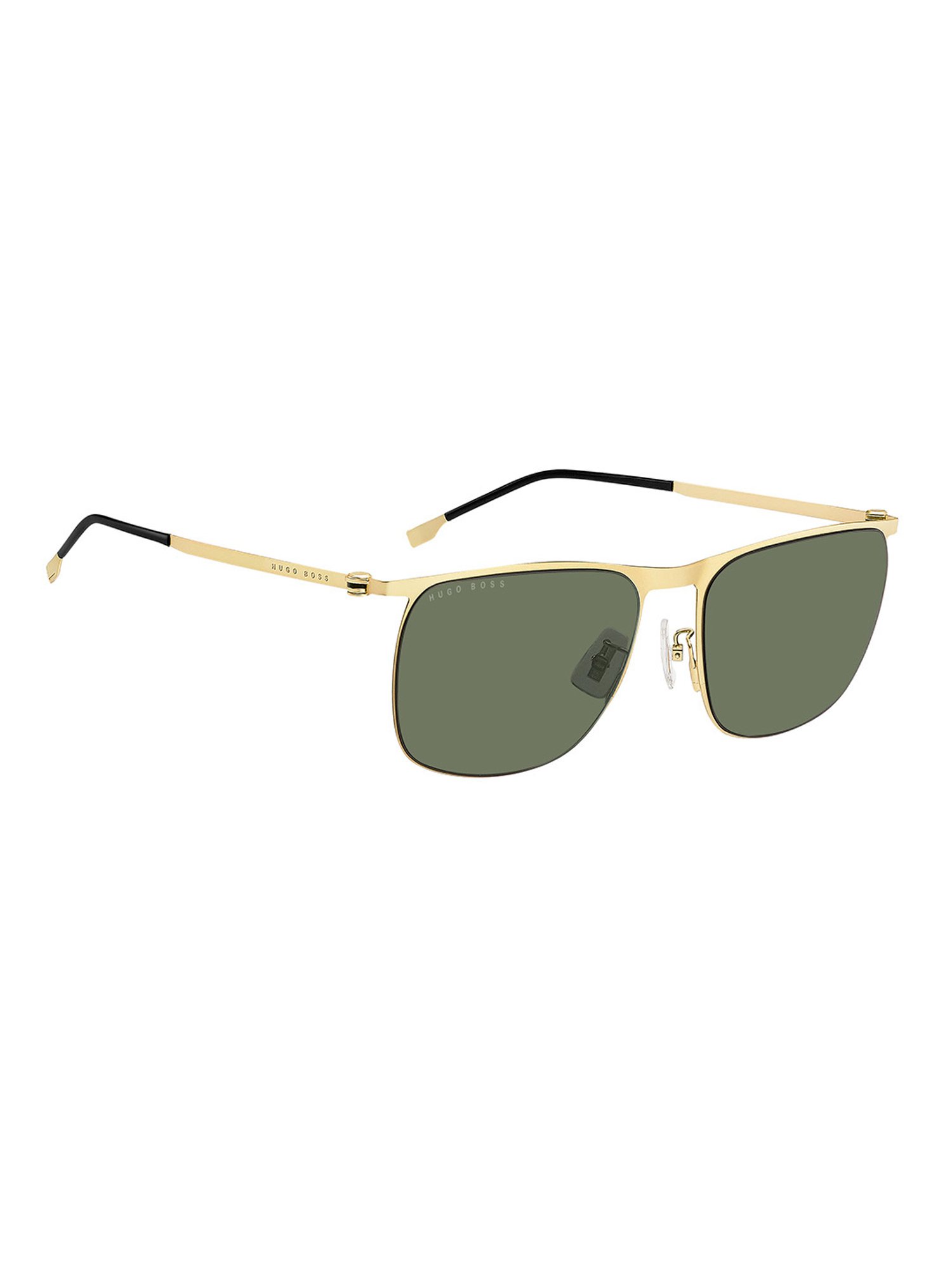 Hugo Boss Green Square Sunglasses for Men
